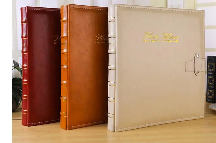 Wholesale 6 " Large Capacity Family Photo Album PU Leather Retro Cover Loose-Leaf Album