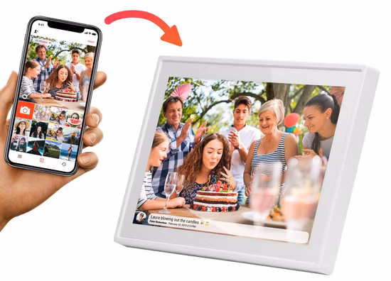 10인치 고해상도 디지털 포토 프레임